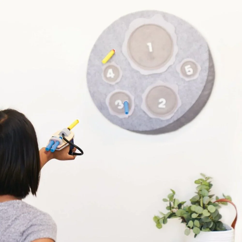 NEW KiwiCo Kiwi Co. Moon Darts Nerf Science Kit STEM DIY Craft Set Solar System